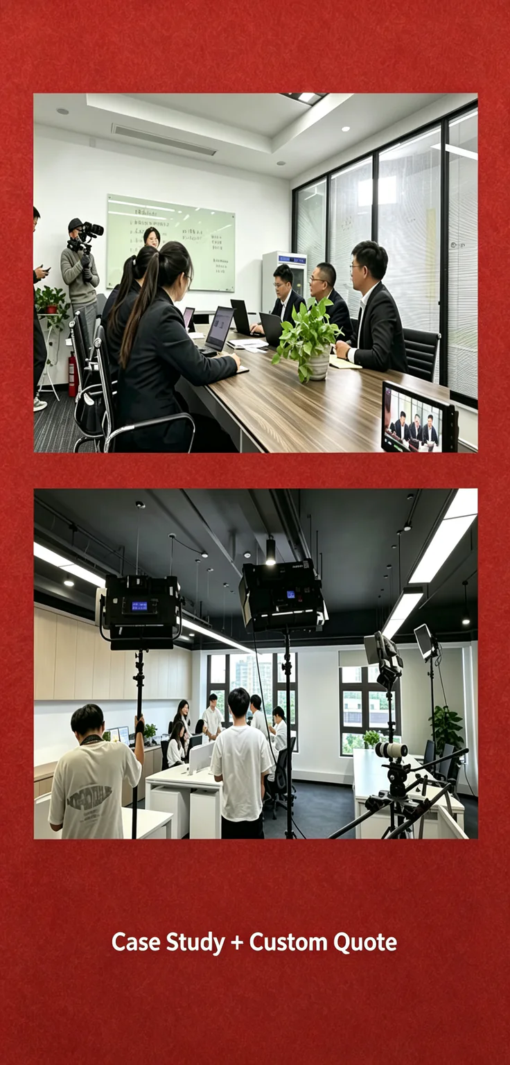 Case study filming business meetings and office production